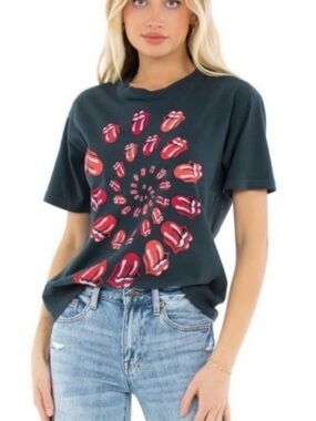 Daydreamer Rolling Stones Spiral Tongue T-Shirt